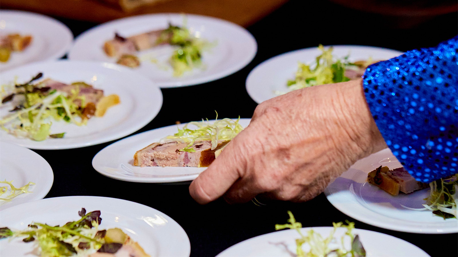 Le Gratin’s Oreiller de la Belle Aurore at the 2024 New York Wine Experience Champagne Reception